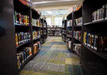  Bookshelves in the TSMS Media Center